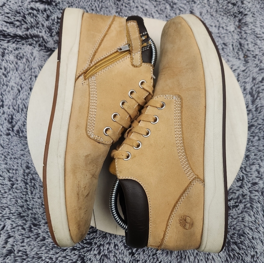 Timberland Boys' Davis Square Zip Chukka Boots Size 7 - Picture 6 of 9